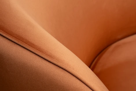 Кресло Capri Basic, велюр терракотовый Colt006-TER 80*90*82см Garda Decor арт.CAPRI BASIC-Colt006-TER
