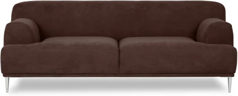 Диван Portofino 2-х местный ОГОГО (арт.604108), (Рогожка/Коричневый)