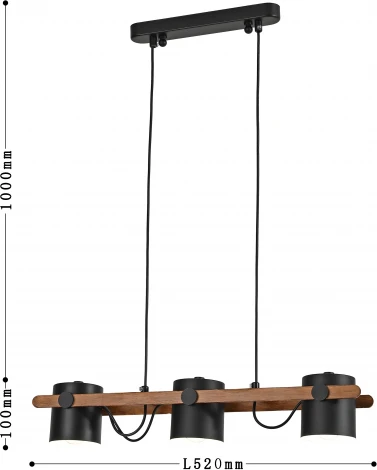 Подвесной светильник F-Promo Scandy 3004-3P (220V, на тросе)