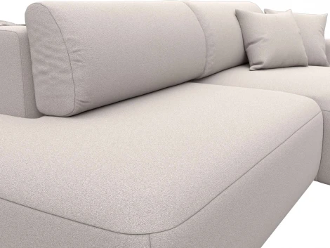 Диван угловой Лига-036 НПБ Модерн правый угол Лига Диванов (Замша) арт.127782