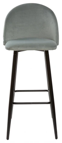 Барный стул M-City MALIBU пудровый мятный, велюр G108-28