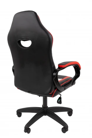 Кресло Chairman game 16 Россия экокожа черный/красный/белый 7213482