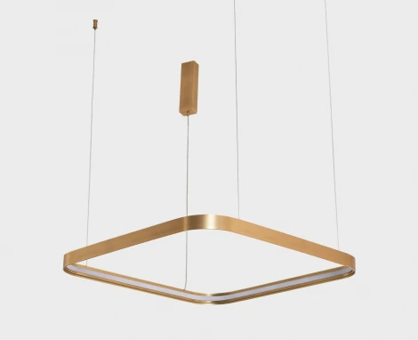 Подвесной светильник светодиодный Italline IT013-6024 gold 3000K (220V, на тросе)