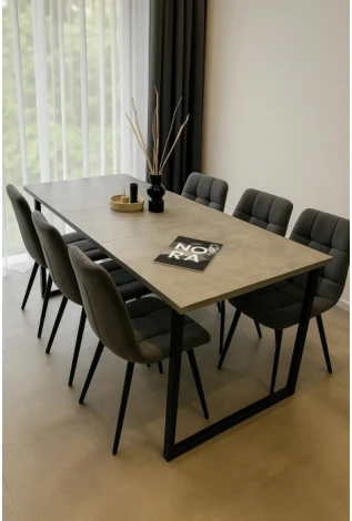 Кухонный стол Notta Лиман (Металл/Черный) арт.619212