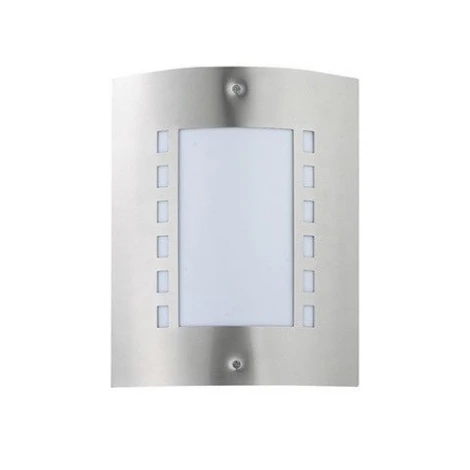 Светильник настенный уличный Horoz HL260, 1 плафон, никель с белым