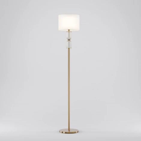 Торшер Eurosvet Caprera 01154/1 латунь (220V, выключатель, круглые)