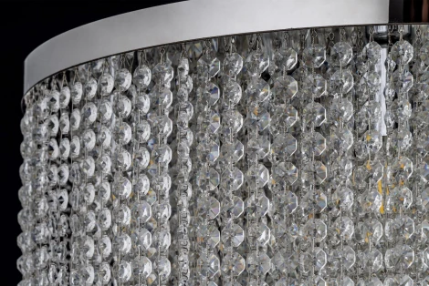 Подвесная люстра хрустальная Dio D`arte Gaby Nickel Gaby E 1.5.60.100 N (220V, на тросе)