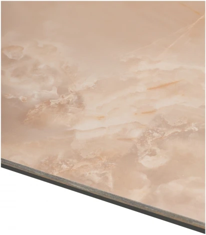 Стол CORNER 120 GLOSS AMBER JADE SOLID CERAMIC / BLACK, ®DISAUR