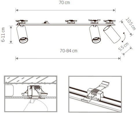 Спот Nowodvorski Mono Surface 7691 (220V)