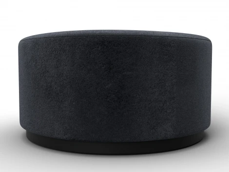 Пуф 005 (ДСП/Пластик/Велюр/Темно-серый) Лига Диванов 132371