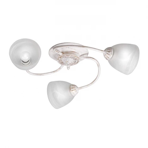 Люстра потолочная Day&Night, 3 плафона, белый с золотом