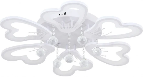 Потолочная люстра с пультом, светодиодная Natali Kovaltseva Hugo LED LAMPS 81240