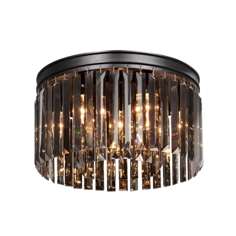 Потолочная люстра Vitaluce V5182-1/6PL (220V, хрусталь, круглые)