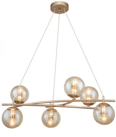 Подвесной светильник Balance 1119/6S E14*40W Gold (220V, на проводе, шарики)