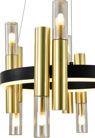 Подвесной светильник (13027/8P Black) Indigo Fiamma V000106L (220V, на тросе)