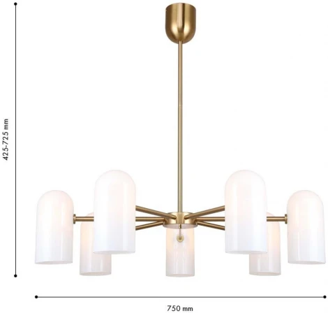 Потолочная люстра на штанге F-Promo Barfila 4619-7P (220V)