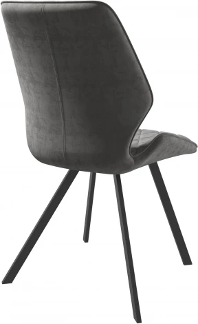 Стул МАМАДОМА Рафаэль с поворотным механизмом, Черный/Antracite Lux b28