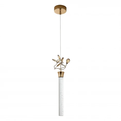 Подвесной светильник светодиодный хрустальный Modelux MODELUX ML.99911.1 GD