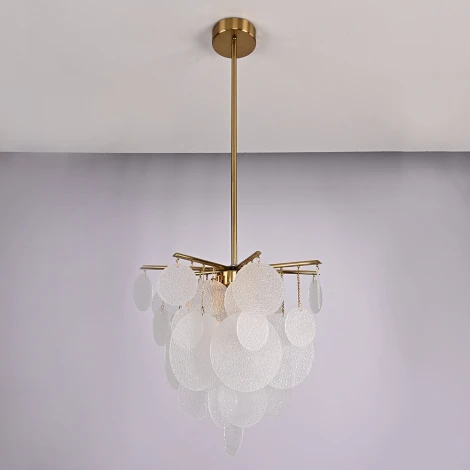 Потолочная люстра на штанге Nimbus Glass D43 By ImperiumLoft 313265-22 (220V)