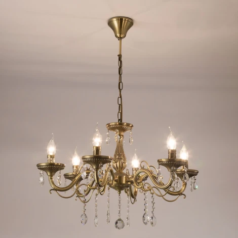 Подвесная люстра Citilux Кармен CL404163 (220V, на цепи, свеча)