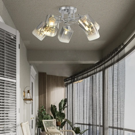 Потолочная люстра на штанге Arte Milano AMALFI 321106/5 CR (220V)