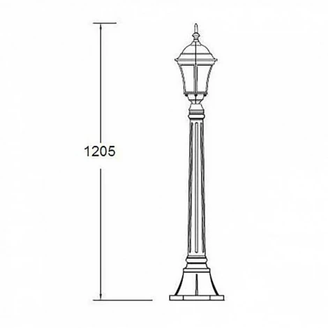 Наземный фонарь Oasis Light 91307S Bl (220V, IP44)
