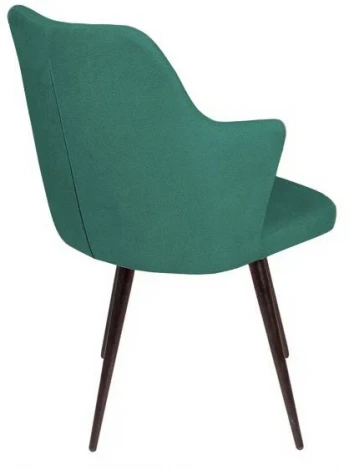 Стул поворотный на 360 градусов Top Concept Hunt ромб, бархат зеленый 19 / чёрный конус