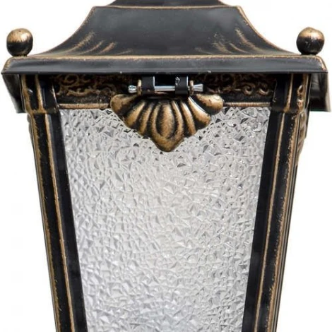 Наземный фонарь Кузнечное дело Квадро 25-001-ЧЗ (220V, ковка, под старину, IP54)