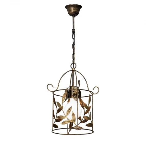 Подвесной светильник Vitaluce V1767/1S (220V, на цепи, листья, круглые)