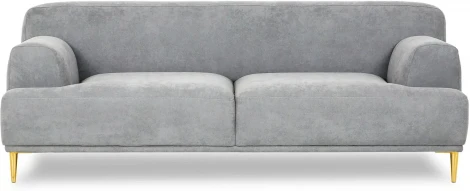 Диван Portofino 2-х местный ОГОГО (арт.604093), (Рогожка/Серый)