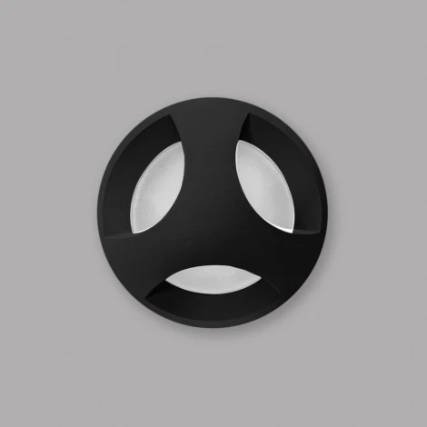 Подсветка для лестниц встраиваемая Imex Paso IL.0013.3002-BK (LED, 220V, круглые, IP54)