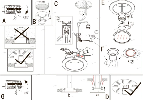Встраиваемый точечный светильник Eglo Peneto 94236 (220V)