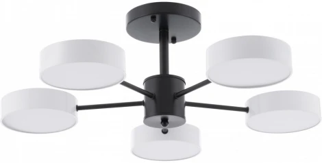 Потолочная люстра светодиодная на штанге Arte Milano Ferrara 250906/5B Wh (220V, круглые)