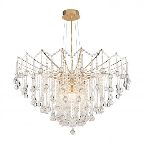 Подвесная люстра хрустальная Modelux MODELUX ML.6761.10 GD