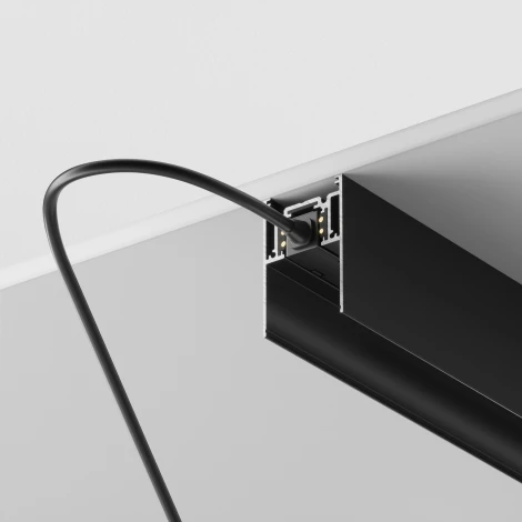 Шинопровод 2м S35 накладной/подвесной черный (магнитный) Maytoni Technical TRX004-212B