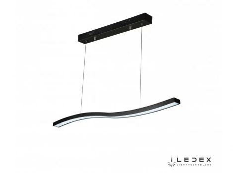 Подвесной линейный светильник светодиодный диммируемый с пультом 8007-1L-D-T BK iLedex Umbra