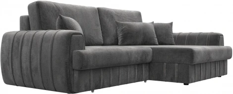 Диван угловой Лига-057 НПБ угол правый Лига Диванов (Велюр) арт.129277