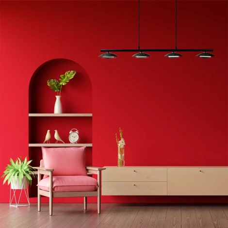 Подвесной светильник Escada 10290/4 LED 20W Black