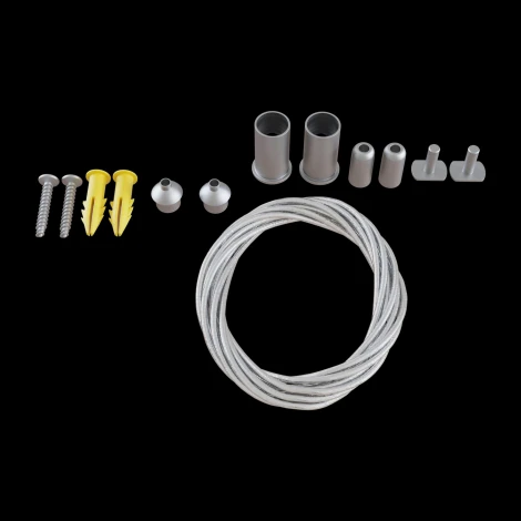 Тросовый подвес 2шт Gravity серебро (магнитный) Maytoni Technical TRA004SW-21S (48V)