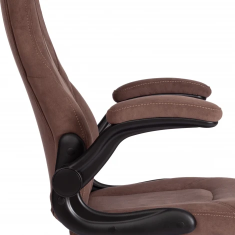 Компьютерное кресло игровое Tetchair BAZUKA (Флок/Коричневый)