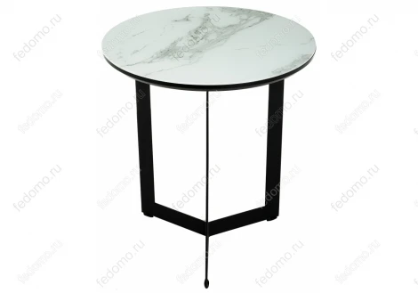 Журнальный столик Woodville Роб D-450 белый мрамор 462093