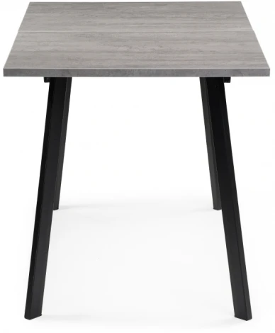 Стол раскладной Notta Колон Лофт 120 25 мм черный матовый / бетон 489608