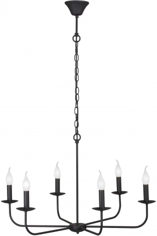 Подвесная люстра V3985-1/6 Vitaluce (220V, на цепи, свеча)