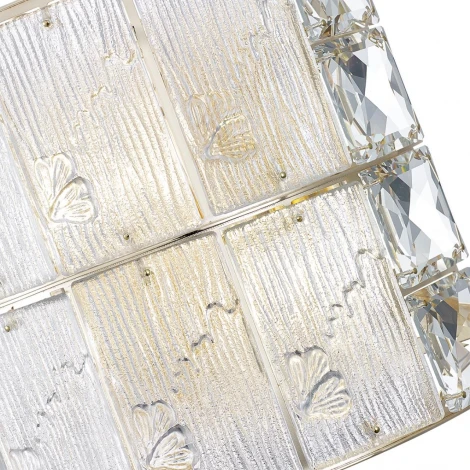 Бра Odeon Light Fiesta 5070/2W золото/прозрачный/матовый/металл/хрусталь/стекло E14 2*40W (220V)