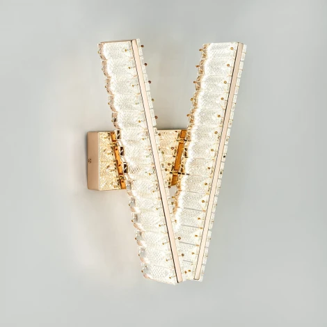 Бра светодиодное хрустальное с регулировкой цветовой температуры Modelux MODELUX ML.751.02 GD