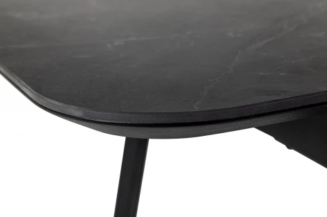 Стол R-Home Роналдо раздвижной 120-160 Темный мрамор/Бабочка