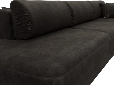 Диван угловой Лига-036 НПБ Модерн Лонг правый угол Лига Диванов (Велюр) арт.127748