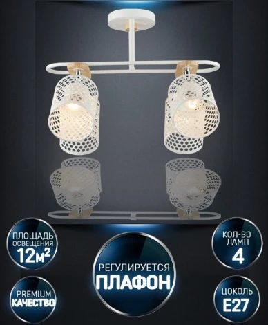 Потолочная люстра Wedo Light Sapri WD3607/4C-WT