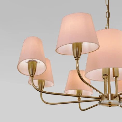 Подвесная люстра Eurosvet Milos 60154 латунь (220V, на цепи)