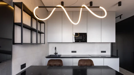 Подвесной светильник с гибким неоном Tau MOD146PL-L30B3K (LED, 220V, на тросе)